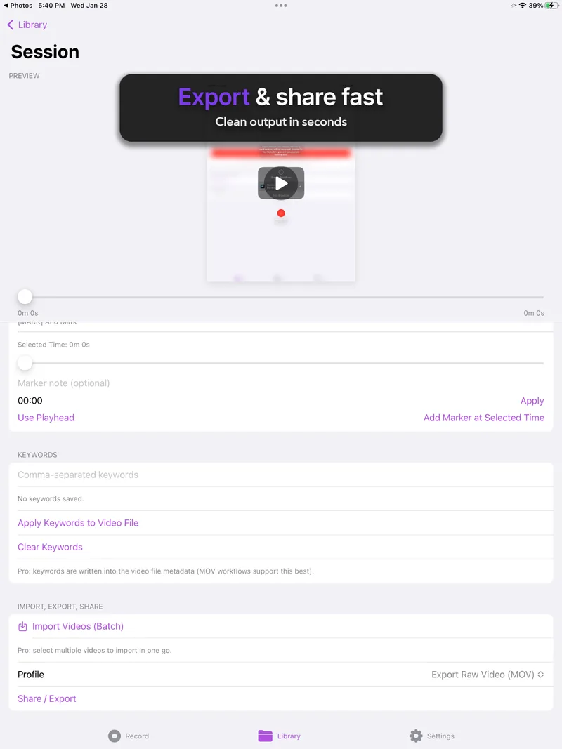 Social-ready exports — templates for fast sharing