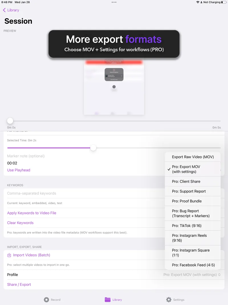 Captions you can send — VTT transcript and summary